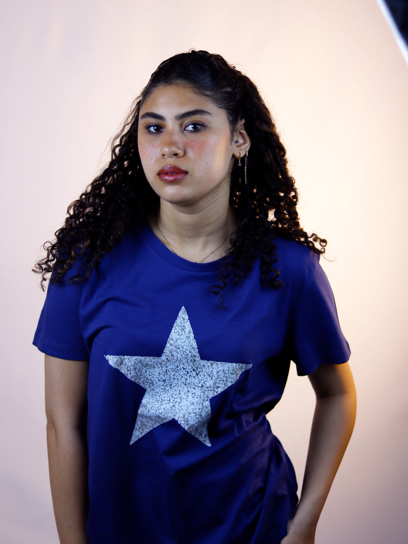 White Star Blue T-Shirt